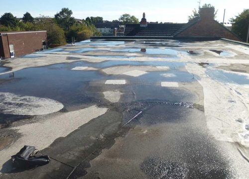 Ponding water