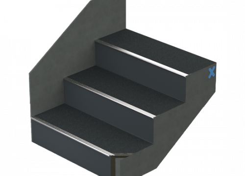 Triflex StairCoat Reinforced with Quartz Design small grain quartz