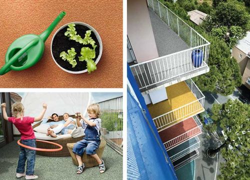Walkways, balcony and terraces