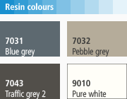 Triflex ProTect resin colours