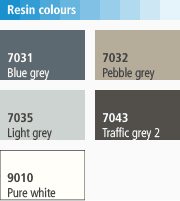 Triflex ProTect resin colours