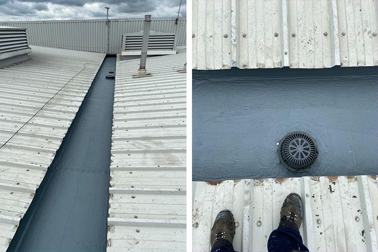Lutterworth Commercial Gutter Refurbishment after image 1