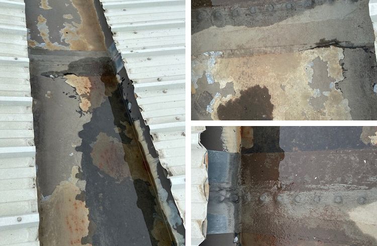 Lutterworth Commercial Gutter Refubishment before image 2