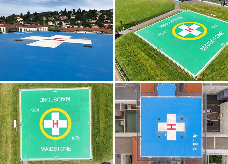 Triflex Helipad grid image