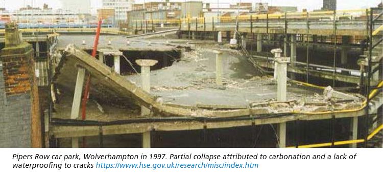 Triflex Solutions for failing asphalt: Multi-storey car park decks and ramps Pipers Row