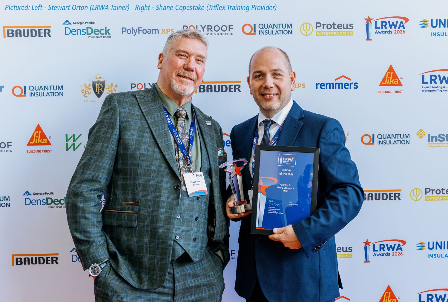 LRWA Trainer of the Year - Shane Copestake