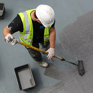 Triflex B2G Framework, sustainable overlay solutions image of product application.