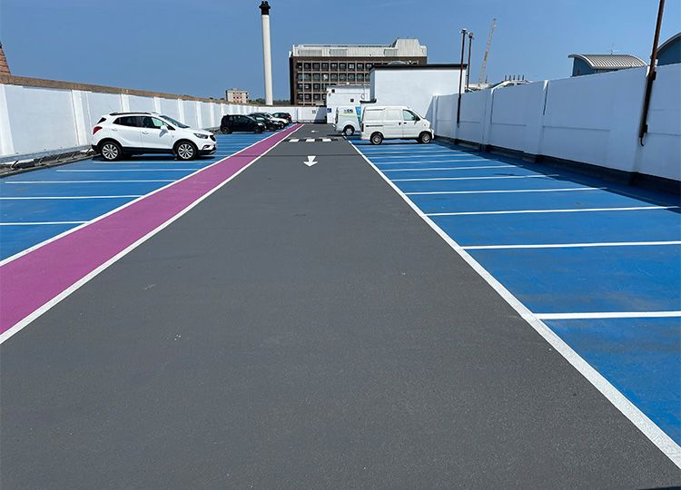 Triflex Car Park Refurbishment Projects, Patriotic Street Jersey