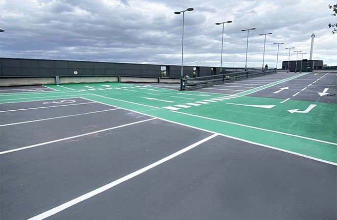 Triflex Car Park Waterproofing Systems Case Studies, Gateshead College