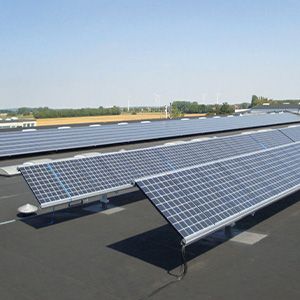 Triflex blog, How cold liquid applied waterproofing supports sustainable roofing PV panel image