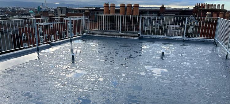 Triflex blog how PMMA resins can help maximise weather windows ponding water PMMA