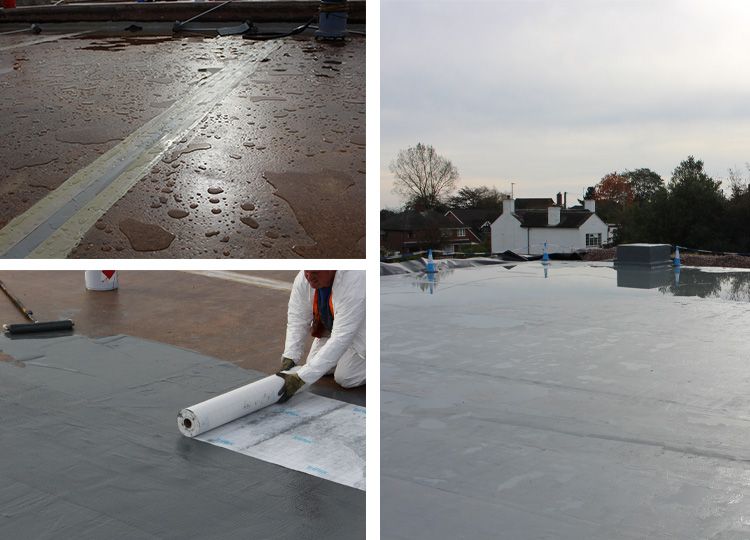 Triflex case study Concrete Reservoir Roof the solution grid image