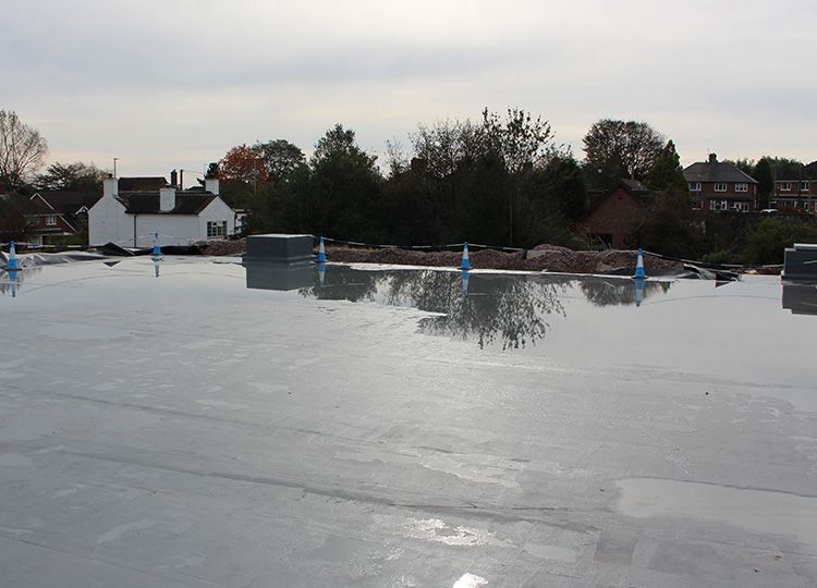 Triflex case study Concrete Reservoir Roof the solution image