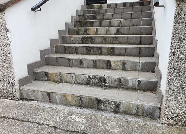 Triflex case study Lanesborough Court Dublin, before image