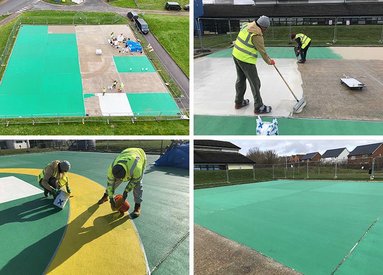 Triflex case study Maidstone Hospital during image