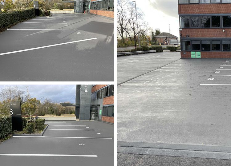 Triflex case study, Marsland House car park in Greater Manchester the solution grid image