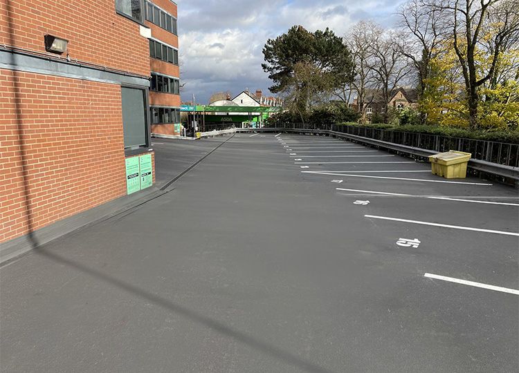 Triflex case study, Marsland House car park in Greater Manchester the solution image