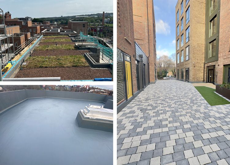 Triflex case study Ouseburn Quay Newcastle-upon-Tyne the solution grid image