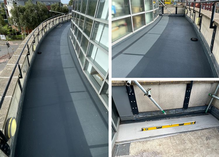 Triflex case study The Point Business Centre, Nottingham the solution grid image