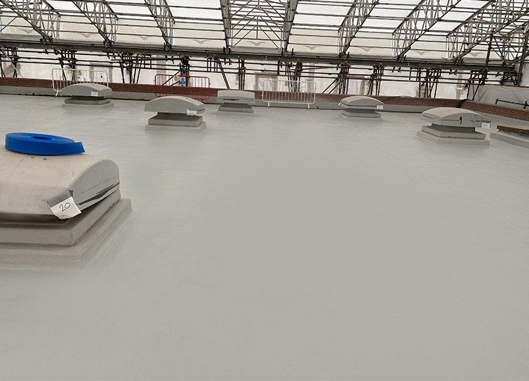 Image of Trimpley Water Treatment Works after Triflex was applied.