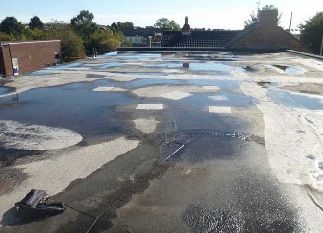 Ponding water