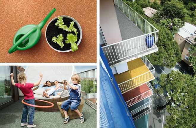 Walkways, balcony and terraces
