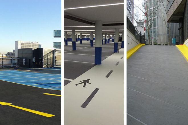 Car park application areas